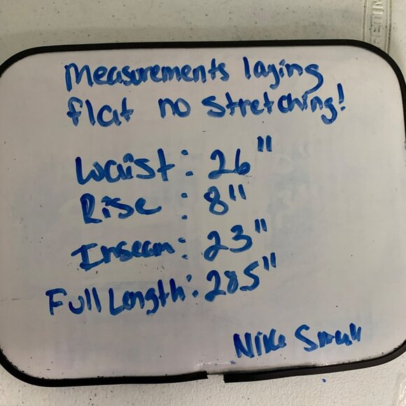 🟣🟣🟣 NIKE Dri Fit Women's Size Small Black White Pull On Stretch Leggings - Picture 7 of 7